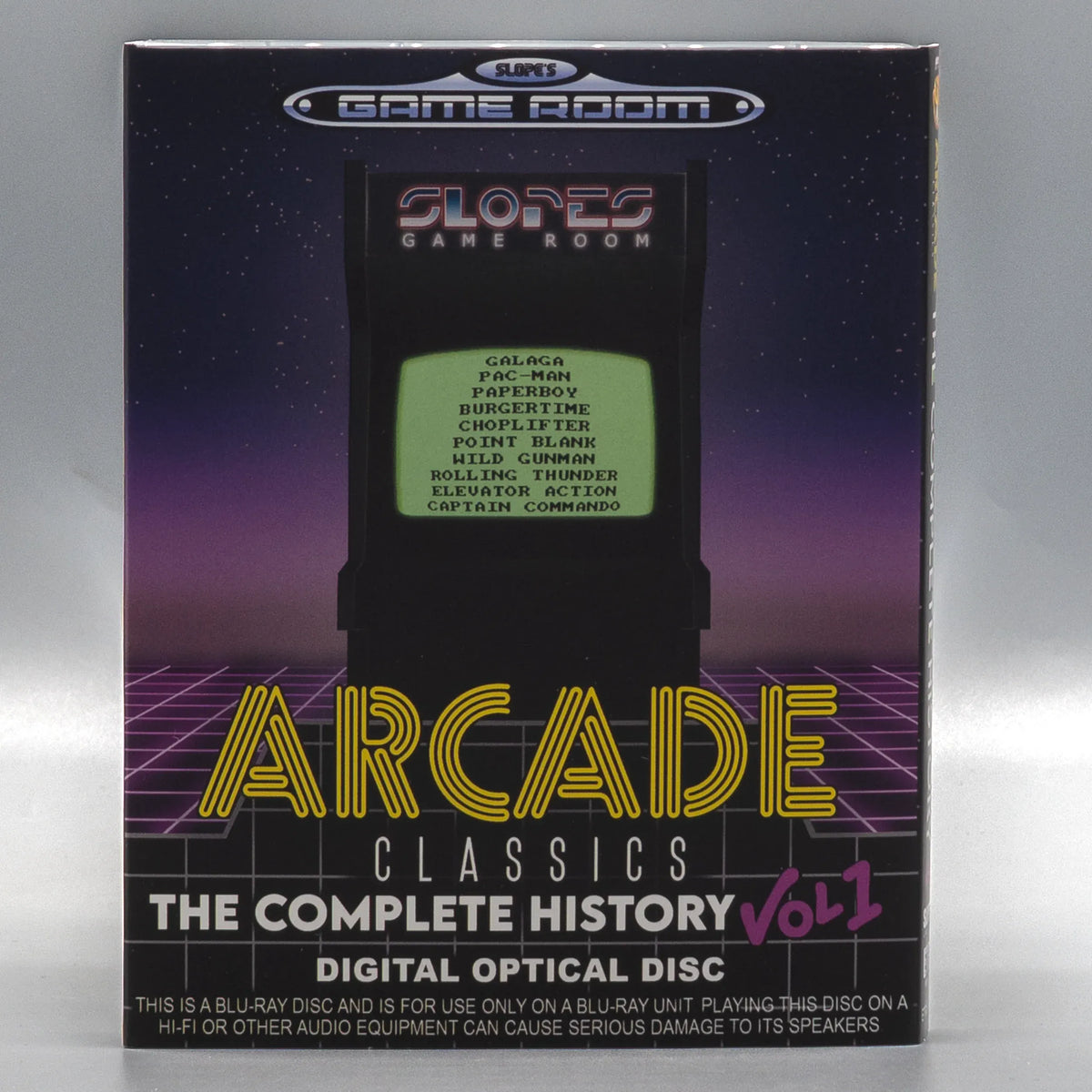 OCN Distribution Movies > Blu-Ray BR: Slopes Game Room: Arcade Classics the Complete History Vol. 1 810161489350 ETRM047 SLIP