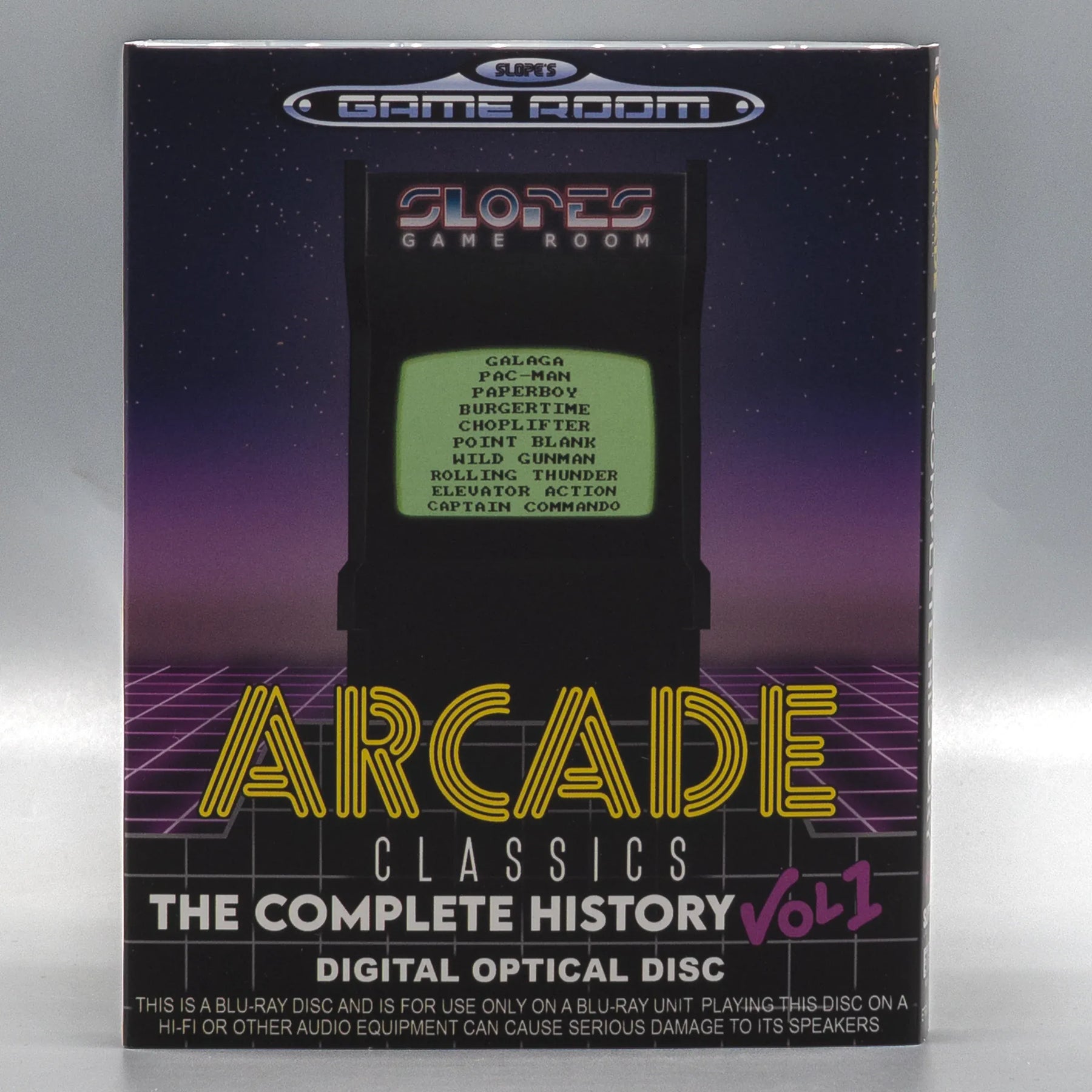 OCN Distribution Movies > Blu-Ray BR: Slopes Game Room: Arcade Classics the Complete History Vol. 1 810161489350 ETRM047 SLIP