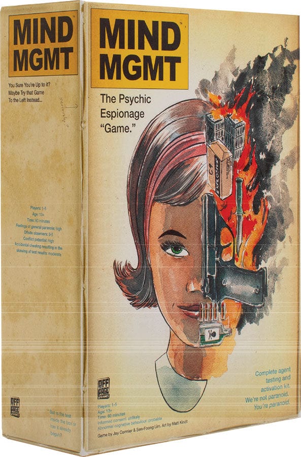 Off The Page Games Board Games > Large Box Games MIND MGMT - The Psychic Espionage Game 627987406214 OTP G001