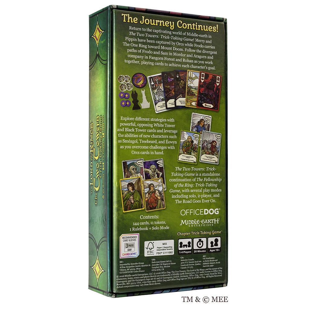 Office Dog Tabletop Games > Small Box Games The Two Towers: Trick Taking Game 841333134334 ODLO05EN