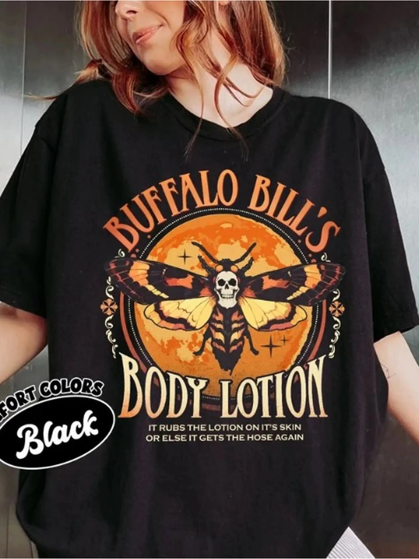 OneStopSapphireShop Apparel > T-shirts T-SHIRT: Buffalo Bills Body Lotion Shirt