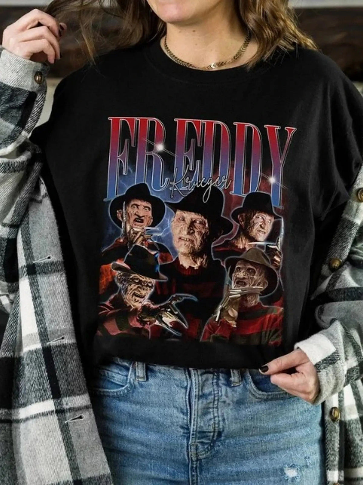OneStopSapphireShop Apparel > T-shirts T-SHIRT: Freddy Krueger Vintage Shirt