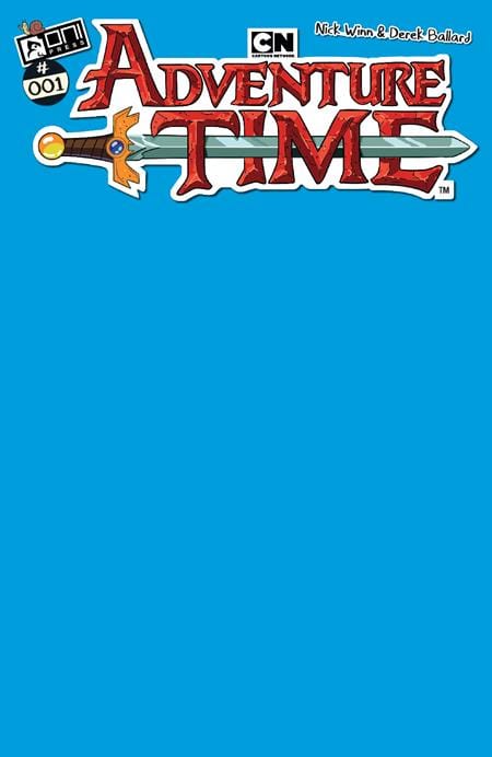 Oni Press Comic Books ADVENTURE TIME (2025) #1 CVR F FINN BLUE SKETCH VAR 64985600832900161 0225ON550