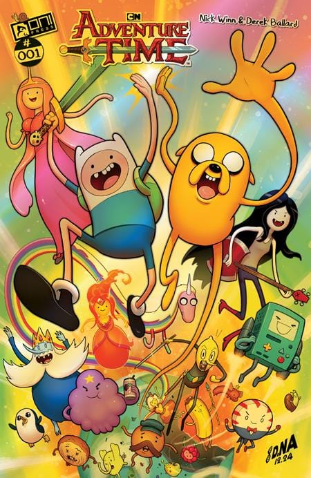 Oni Press Comic Books ADVENTURE TIME (2025) #1 CVR G DAVID NAKAYAMA GOLD FOIL VAR 64985600832900171 0225ON551