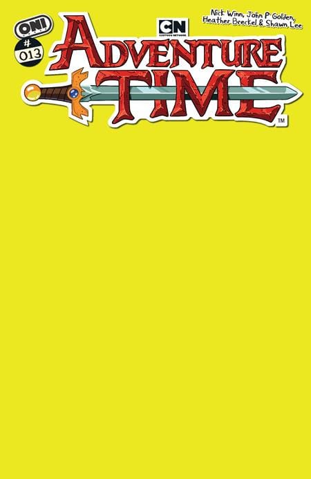 Oni Press Comic Books ADVENTURE TIME (2025) #13 CVR C MAGIC MAN YELLOW BLANK SKETCH VAR 64985600832913031 0326ON0905