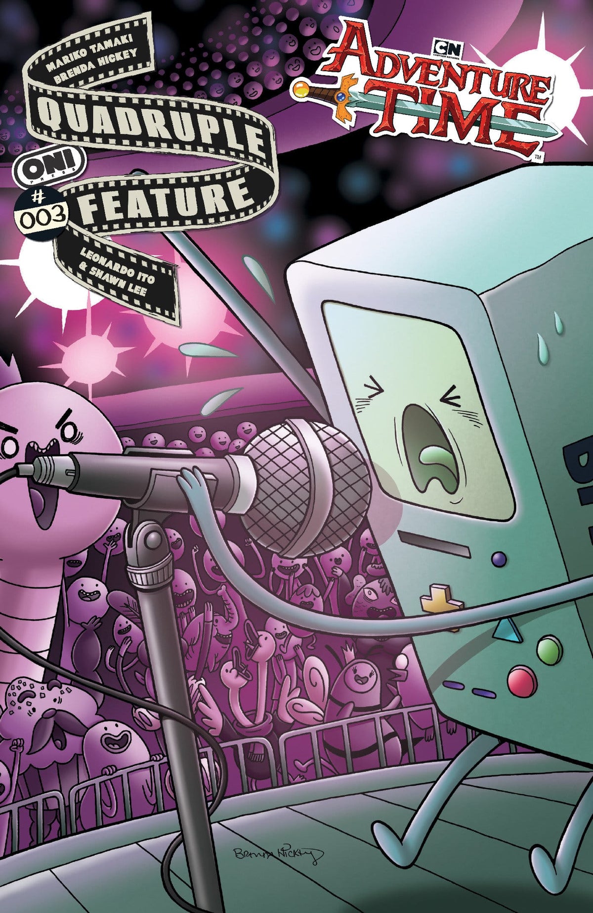 Oni Press Comic Books ADVENTURE TIME QUADRUPLE FEATURE #3 CVR A BRENDA HICKEY (Release Date: 09/09/2026) 64985600928900311 PRH-64985600928900311