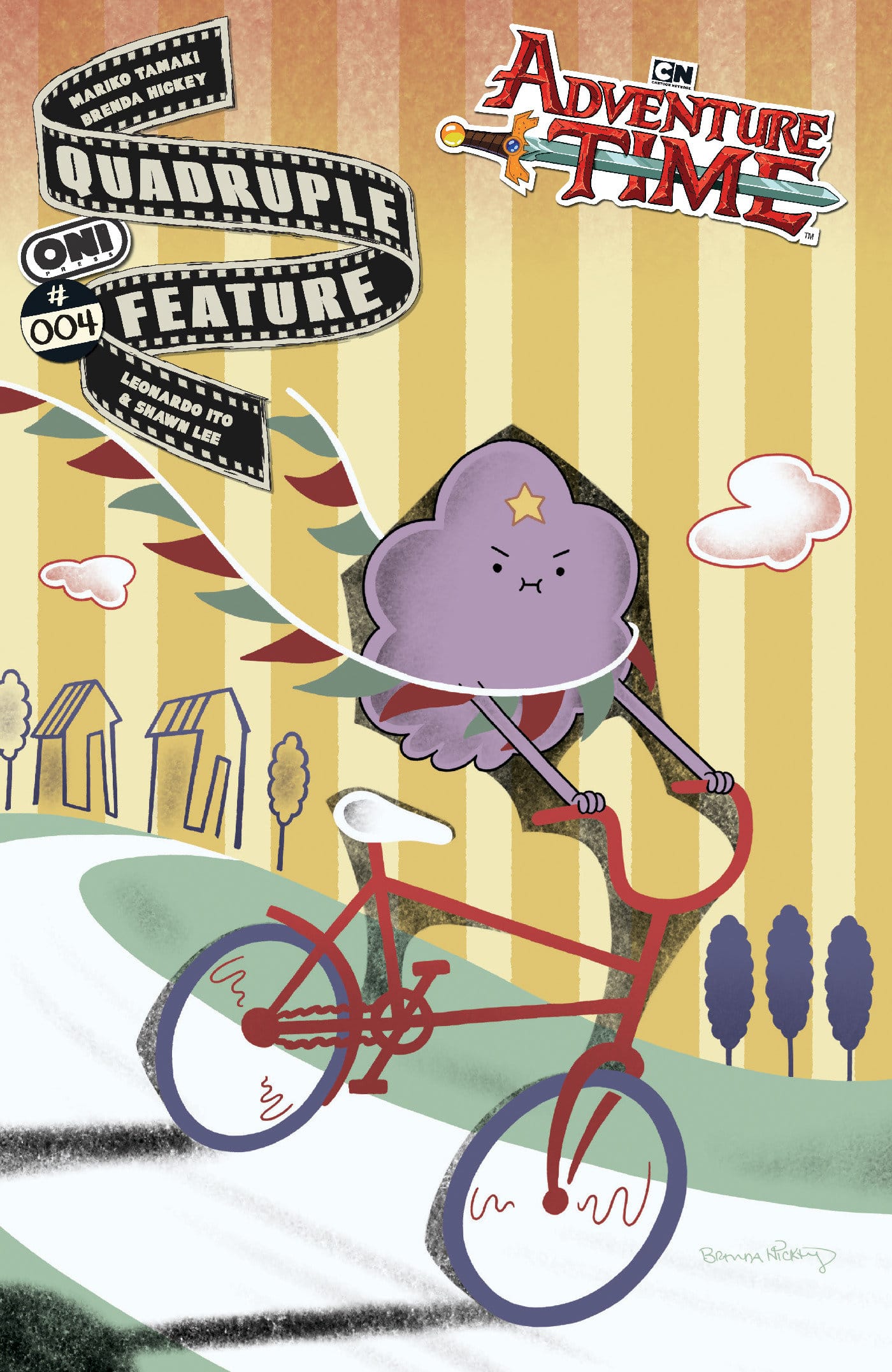 ADVENTURE TIME QUADRUPLE FEATURE #4 CVR A BRENDA HICKEY (Release Date: 10/14/2026)