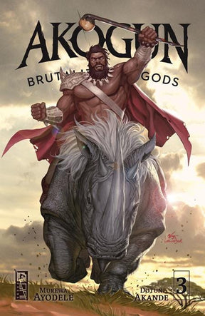 AKOGUN BRUTALIZER OF GODS #3 (OF 3) CVR B INHYUK LEE VAR (MR)