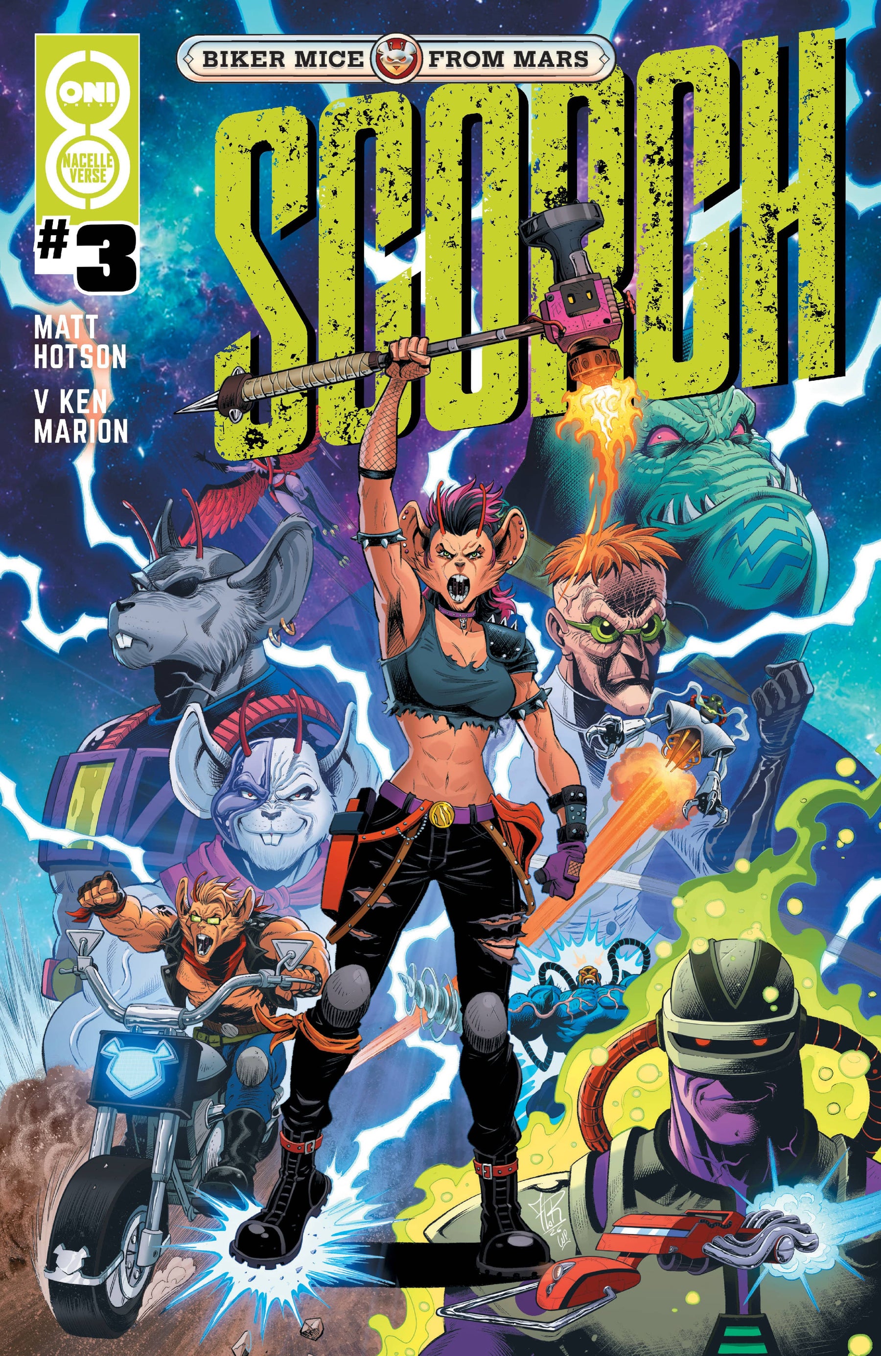 BIKER MICE FROM MARS SCORCH #3 CVR B JORDI TARRAGONA VAR (Release Date: 10/28/2026)