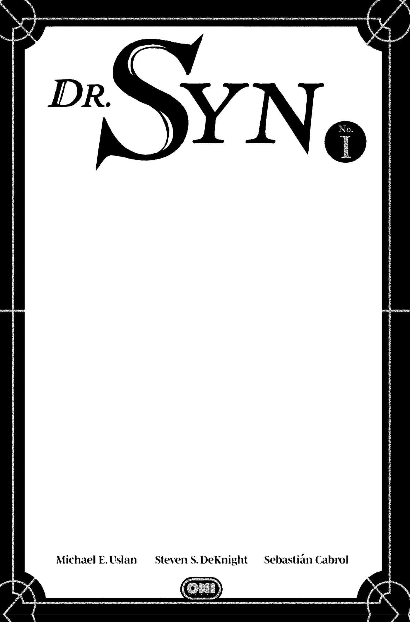 Dr Syn #1 - BUNDLE (Release Date: 01/06/2027)