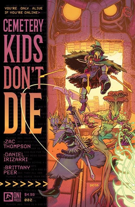 Oni Press Comic Books CEMETERY KIDS DONT DIE #2 (OF 4) CVR A DANIEL IRIZARRI (MR) 64985600781000211 0124ON411