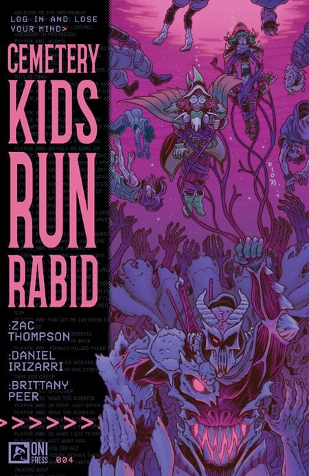 Oni Press Comic Books CEMETERY KIDS RUN RABID #4 (OF 4) CVR A DANIEL IRIZARRI 64985600848000411 0925ON0871