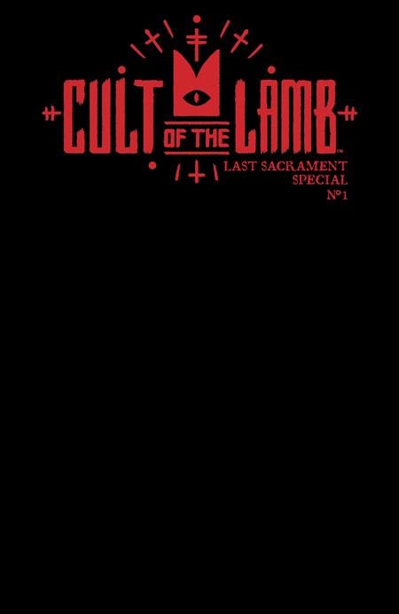 Oni Press Comic Books CULT OF THE LAMB LAST SACRAMENT SPECIAL #1 (ONE-SHOT) CVR C BLANK SKETCH VAR 64985600930200131 0126ON0912