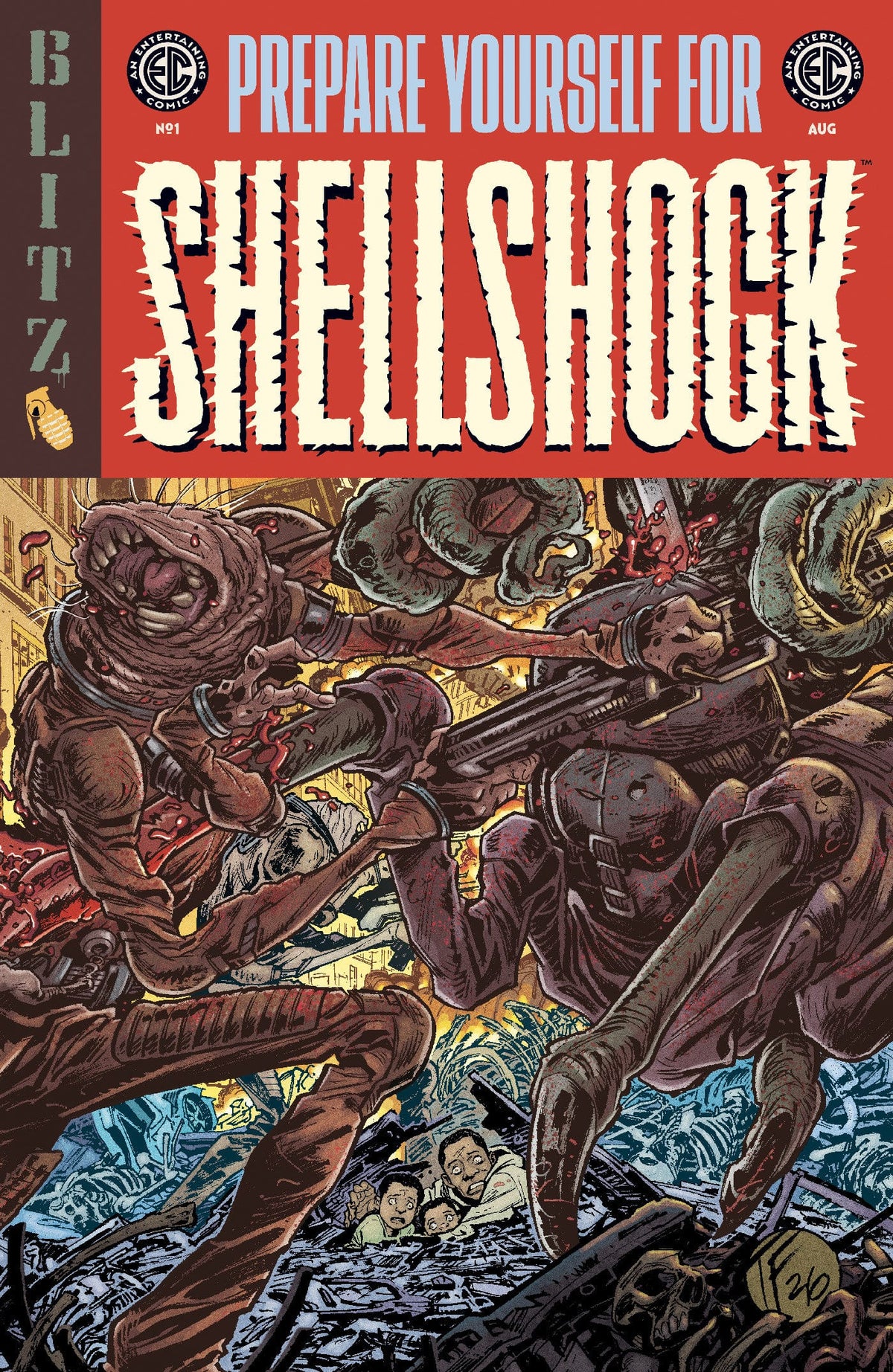 Oni Press Comic Books EC SHELLSHOCK #1 CVR C TOM FOWLER VAR (Release Date: 08/19/2026) 64985600901200131 PRH-64985600901200131