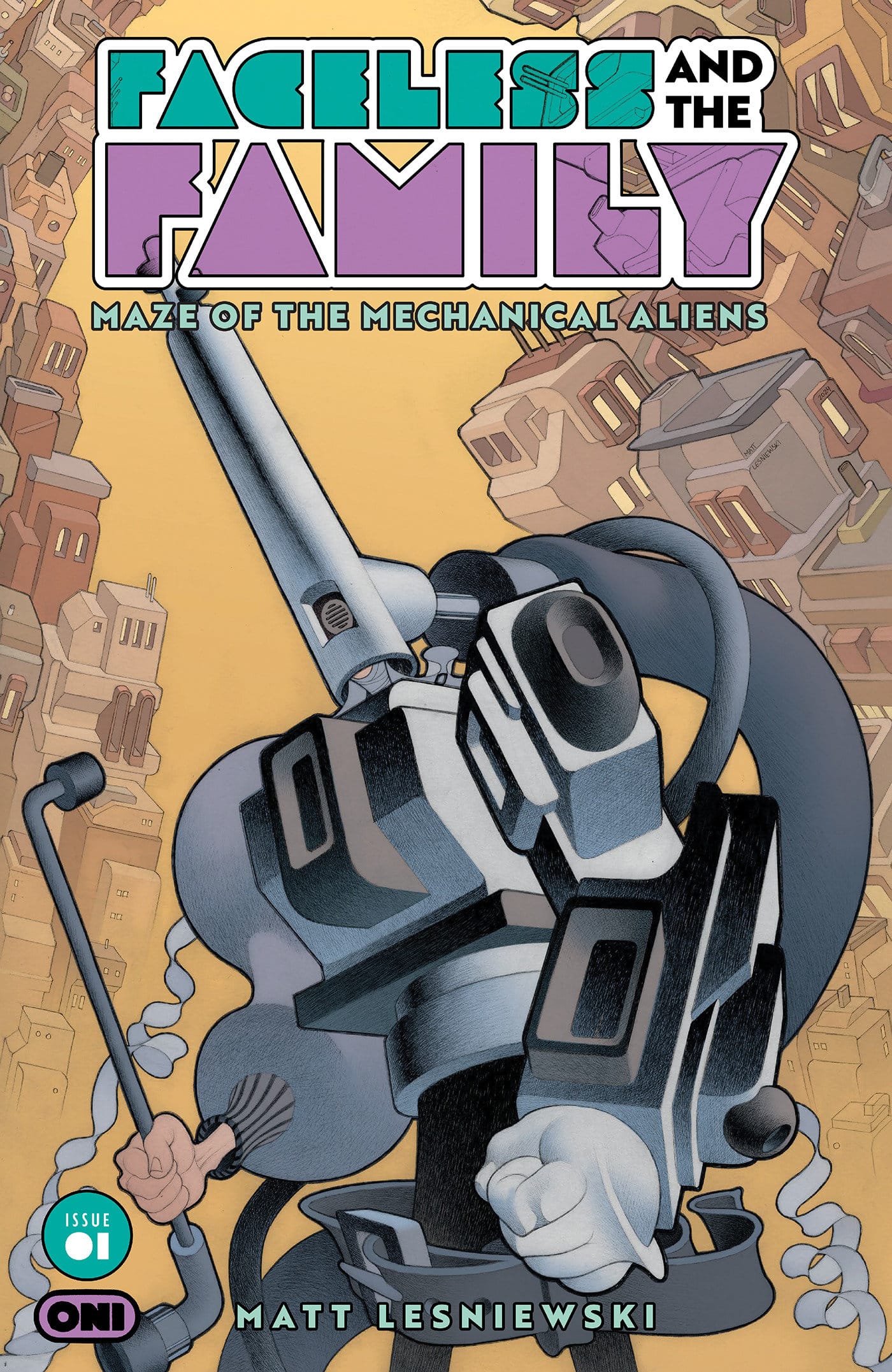 FACELESS AND THE FAMILY MAZE OF THE MECHANICAL ALIENS #1 3rd Printing (Release Date: 09/09/2026)
