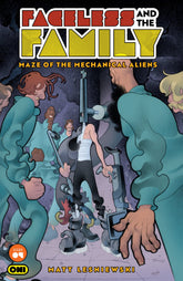 Oni Press Comic Books FACELESS AND THE FAMILY MAZE OF THE MECHANICAL ALIENS #4 CVR A MATT LESNIEWSKI (Release Date: 10/21/2026) 64985600902900411 PRH-64985600902900411
