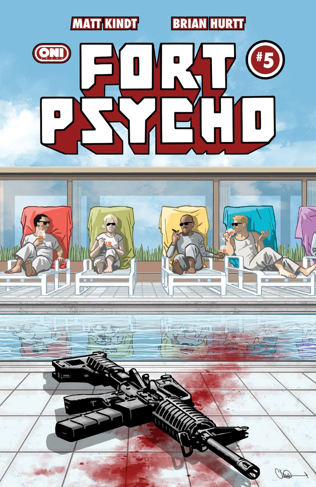 Oni Press Comic Books Fort Psycho #5 Cover C Charlie Adlard Var (Release Date: 12/16/2026) 64985600905005031 PRH-64985600905005031