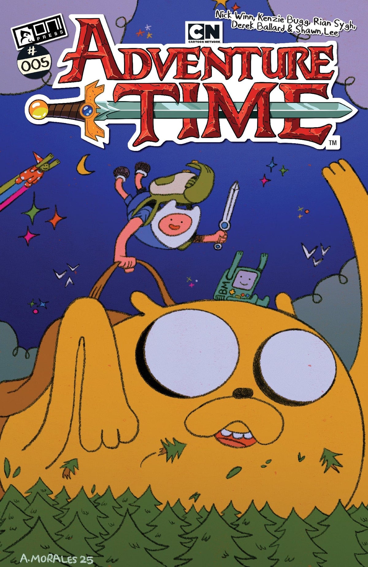 Oni Press Comic Books > Incentives ADVENTURE TIME (2025) #5 CVR E INC 1:20 AGUSTIN MORALES VAR 64985600832900551 0725ON657