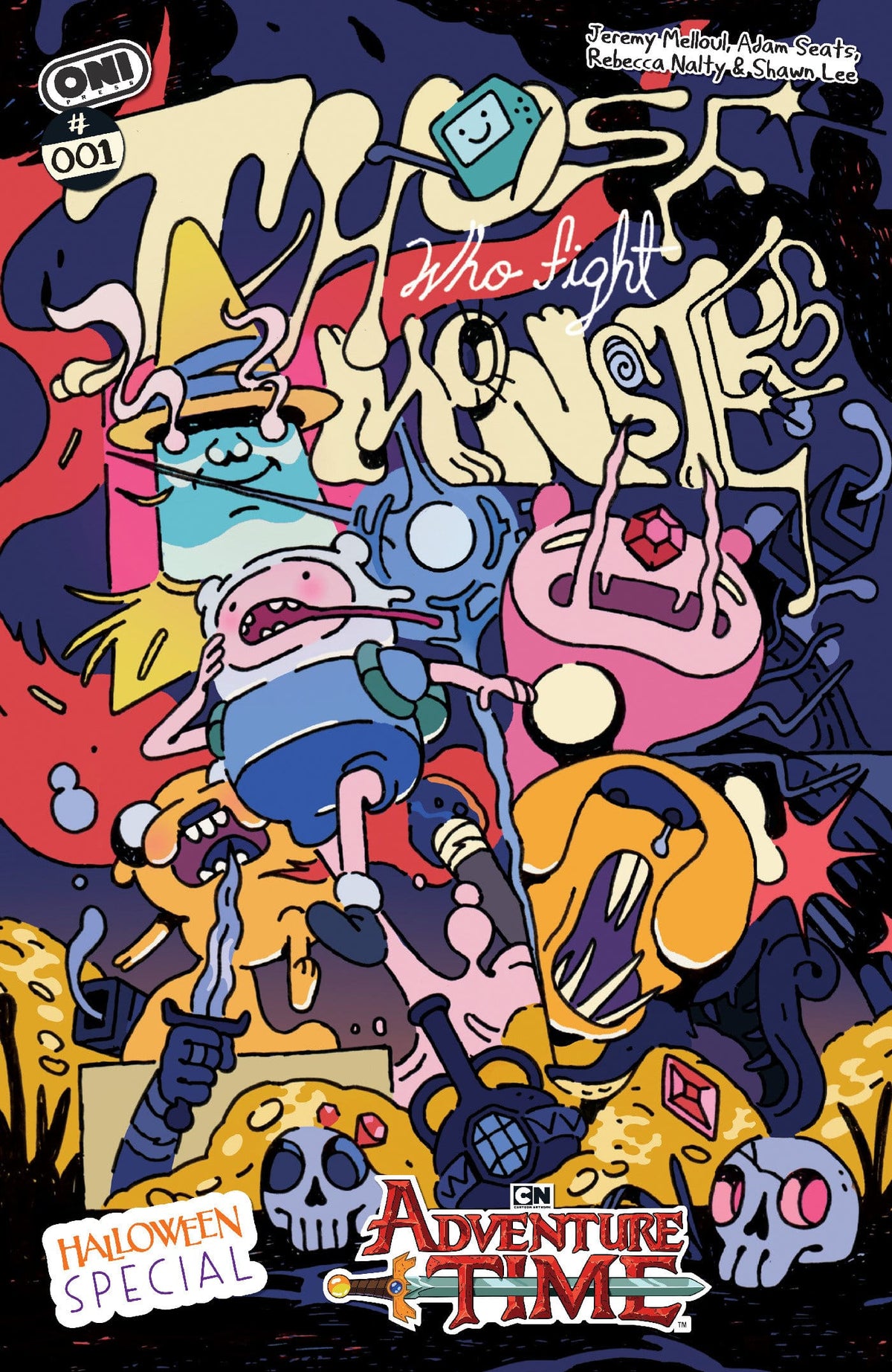 Oni Press Comic Books > Incentives ADVENTURE TIME HALLOWEEN SPECIAL #1 CVR D INC 1:10 ADAM SEATS VAR (Release Date: 09/30/2026) 64985600906700141 PRH-64985600906700141
