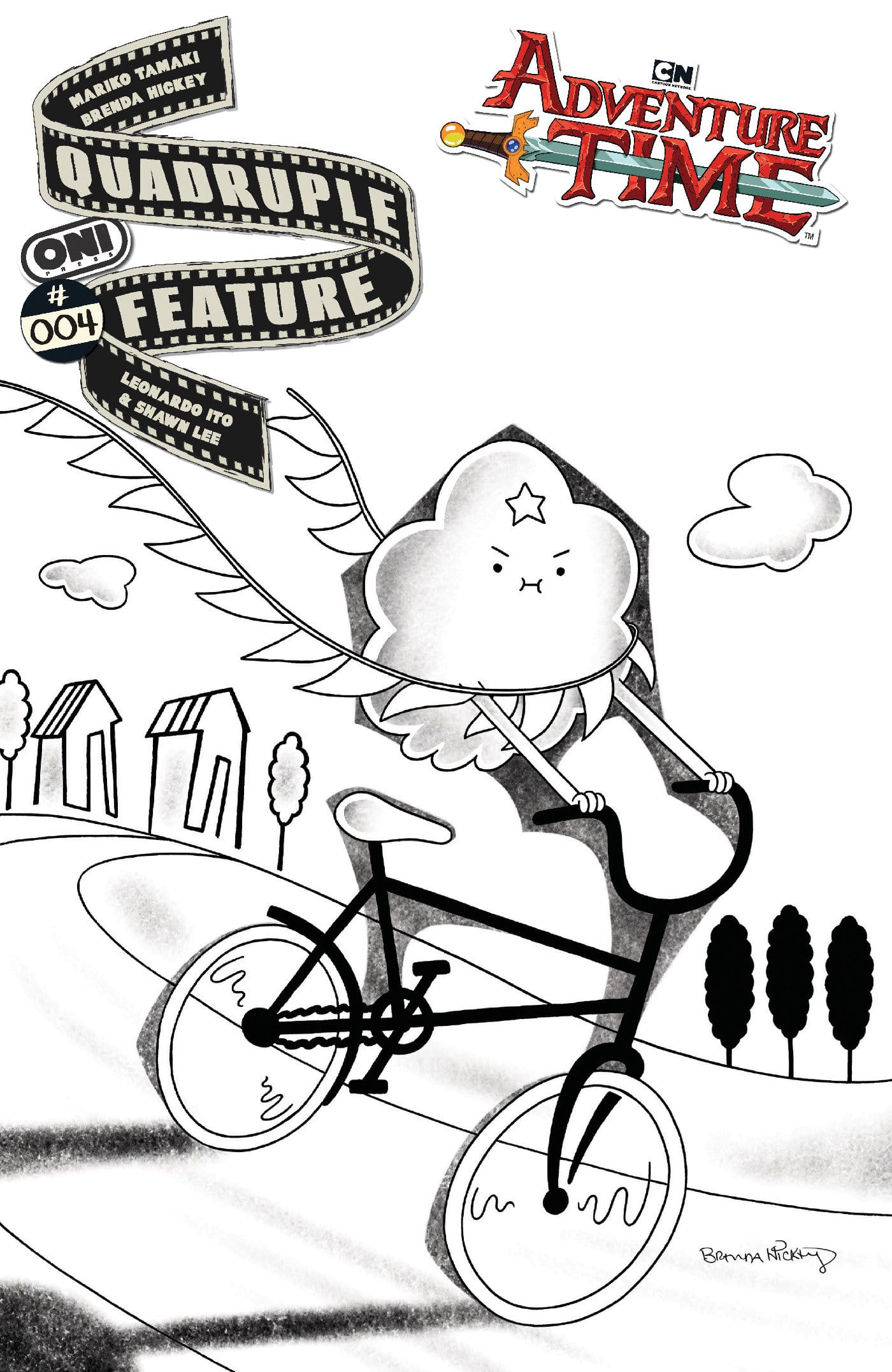 ADVENTURE TIME QUADRUPLE FEATURE #4 CVR D INC 1:20 BRENDA HICKEY VAR (Release Date: 10/14/2026)