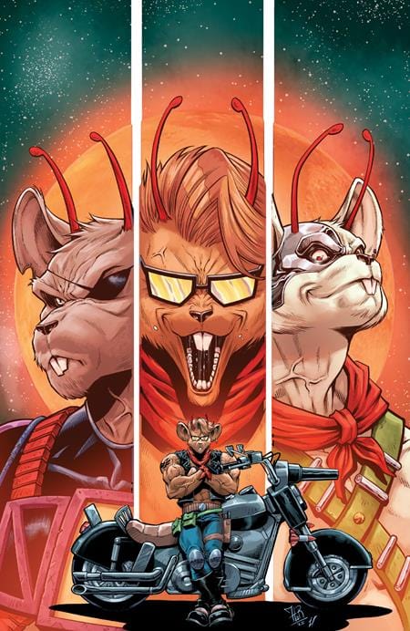 Oni Press Comic Books > Incentives BIKER MICE FROM MARS (2025) #6 CVR D INC 1:20 JORDI TARAGONA B&W FULL ART VAR 64985600844200641 0925ON0869