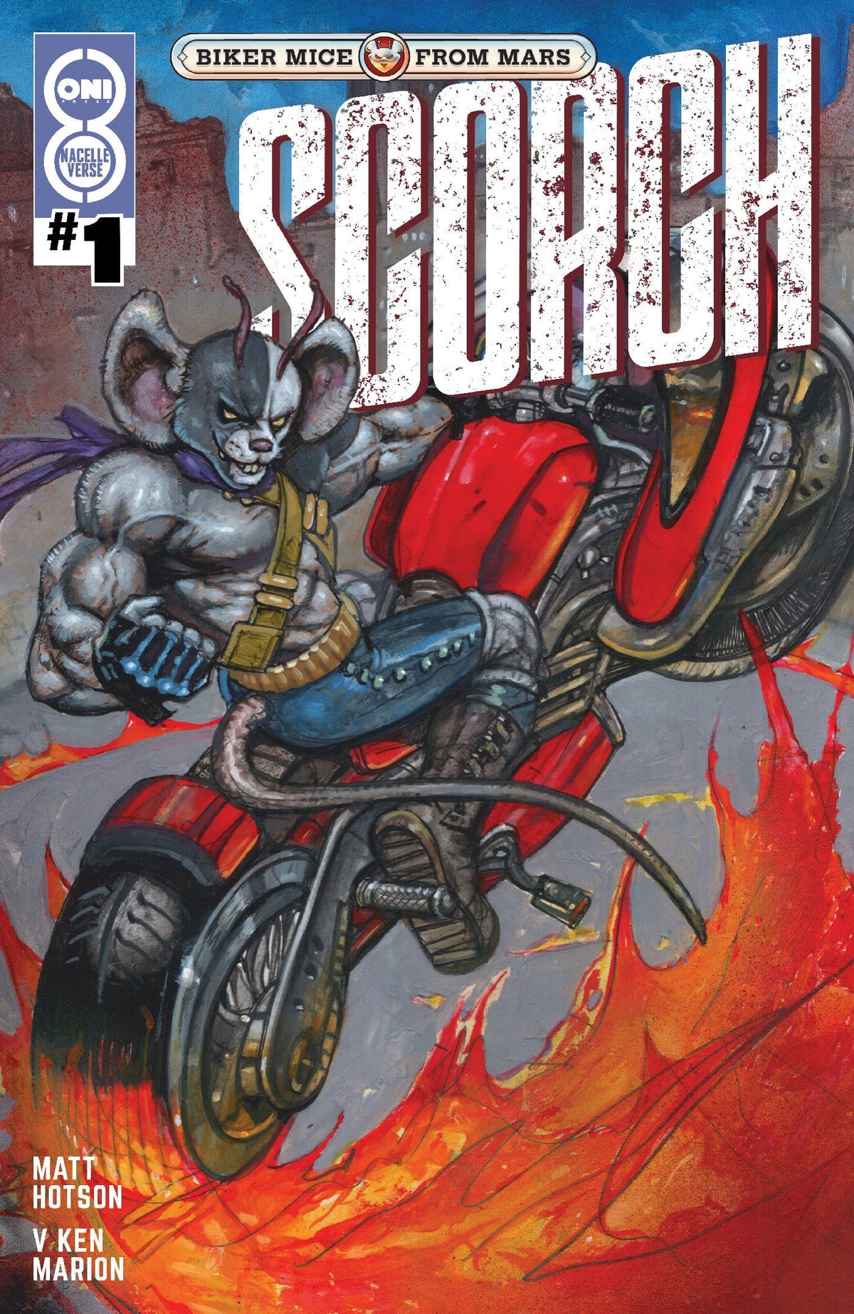 Oni Press Comic Books > Incentives BIKER MICE FROM MARS SCORCH #1 CVR F INC 1:20 SIMON BISLEY VAR 64985600888600161 PRH-64985600888600161