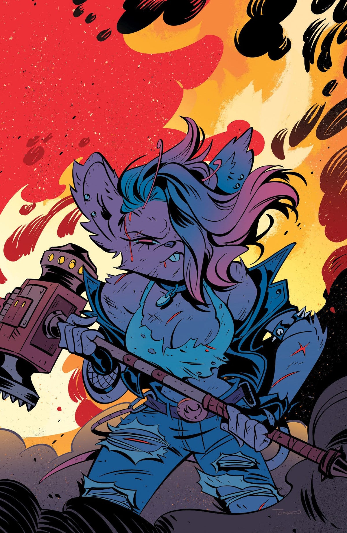 Oni Press Comic Books > Incentives Biker Mice from Mars Scorch #4 Cover C Tango Full Art 1:10 Var (Release Date: 11/25/2026) 64985600888600431 PRH-64985600888600431