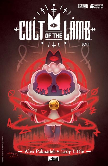 Oni Press Comic Books > Incentives CULT OF THE LAMB #1 (OF 4) CVR F 1:10 INC ABIGAIL STARLING VAR 64985600794000161 0424ON473