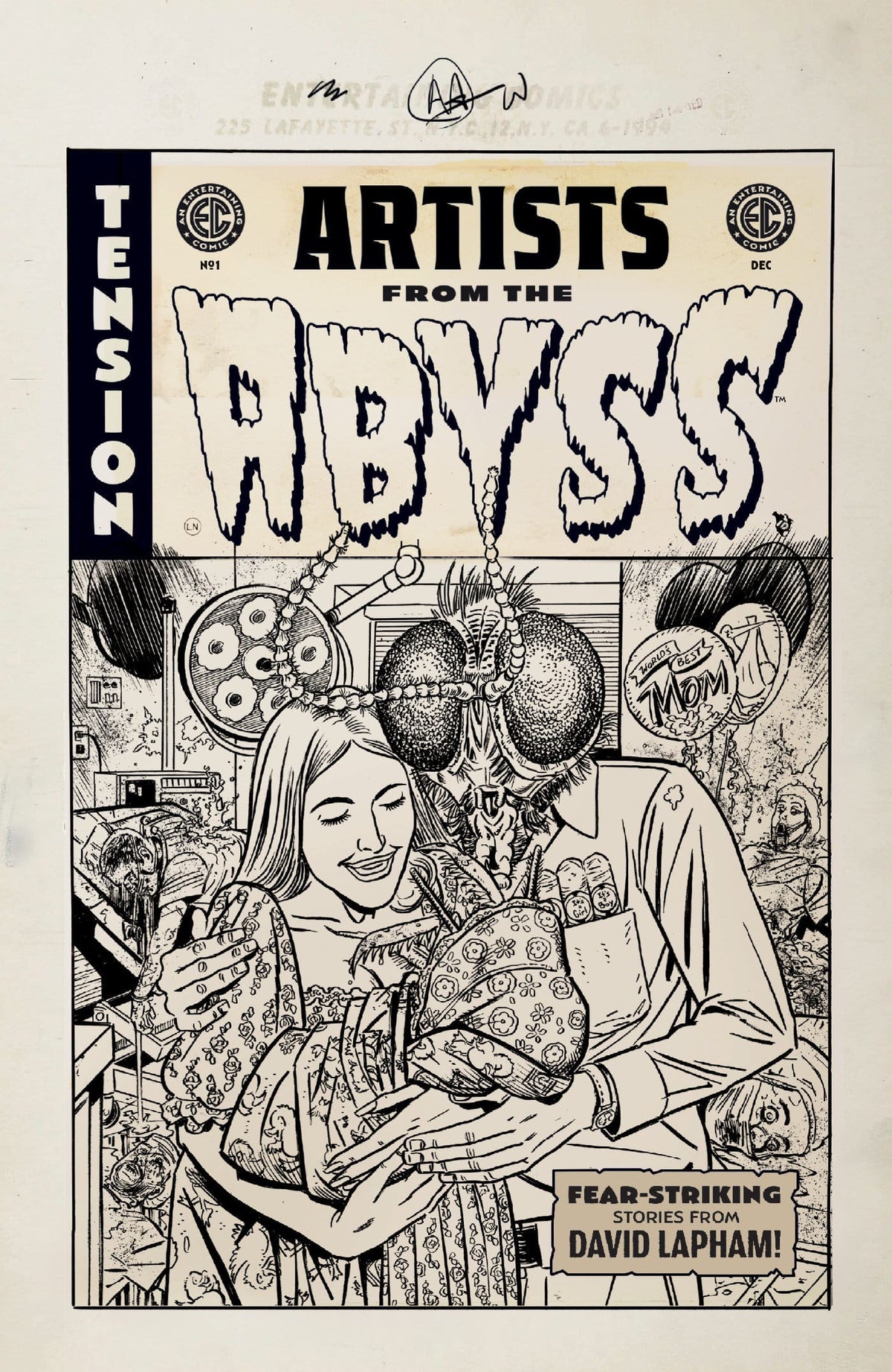 Oni Press Comic Books > Incentives EC Artists from the Abyss David Lapham #1 Cover B David Lapham B&W Artist Edition 1:20 Var (Release Date: 12/30/2026) 64985600986900121 PRH-64985600986900121