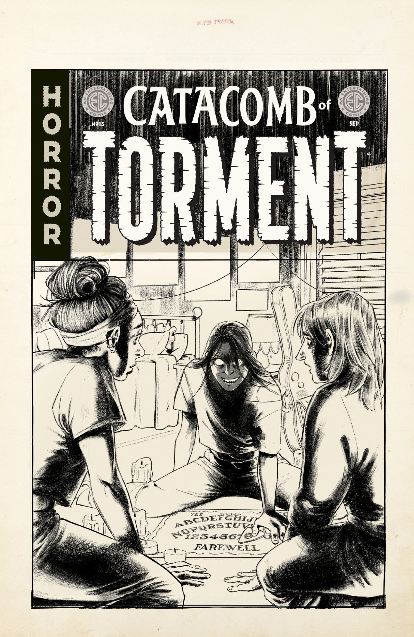 EC CATACOMB OF TORMENT #15 CVR D INC 1:20 NAOMI FRANQ B&W ARTIST EDITION VAR (Release Date: 09/16/2026)