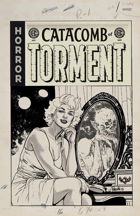 Oni Press Comic Books > Incentives EC CATACOMB OF TORMENT #9 CVR D INC 1:20 YANICK PAQUETTE B&W ARTISTS EDITION VAR 64985600846600941 0126ON0922