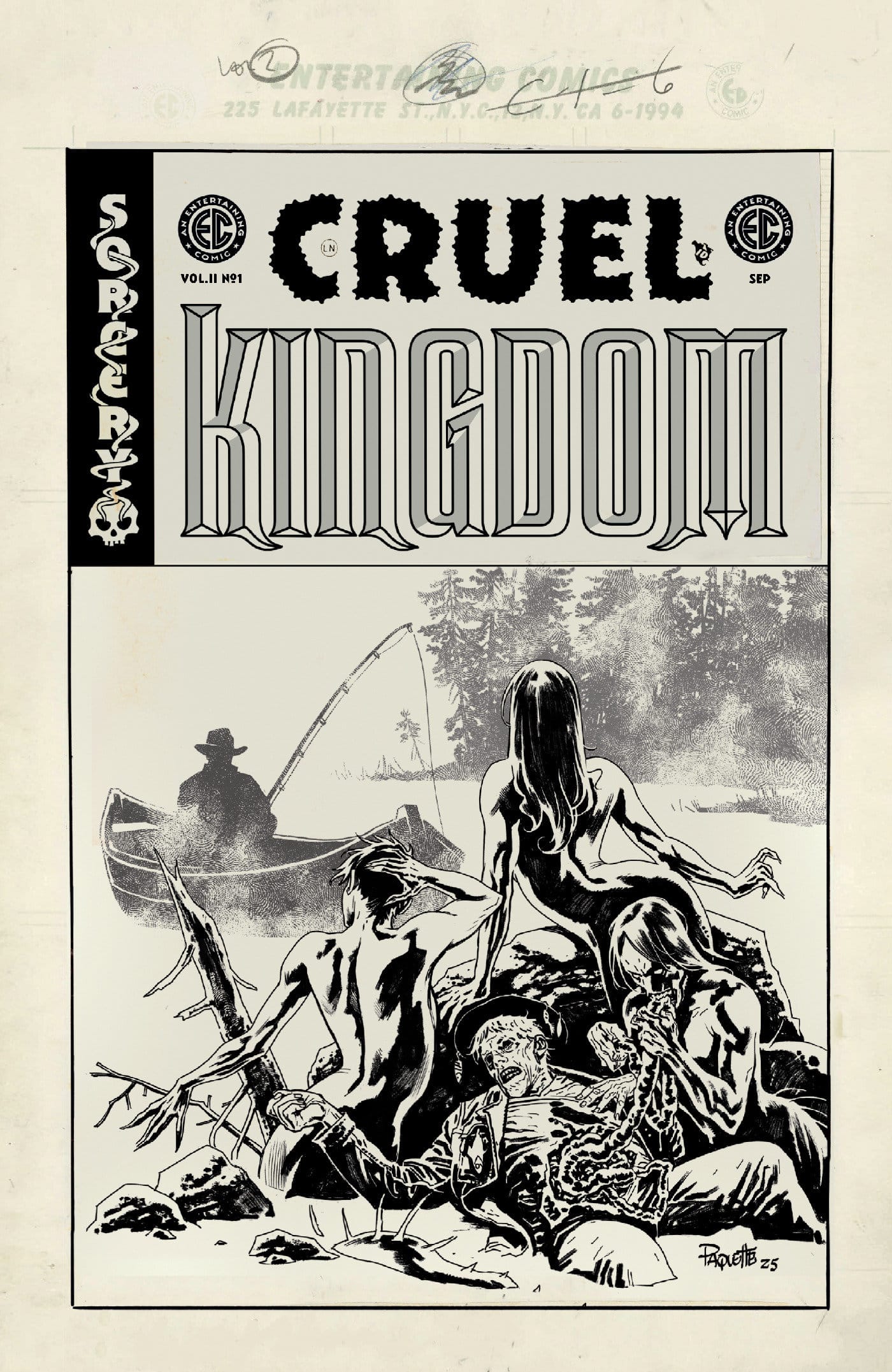 EC CRUEL KINGDOM 2 #1 CVR E INC 1:20 YANICK PAQUETTE B&W ARTIST EDITION VAR (Release Date: 09/02/2026)