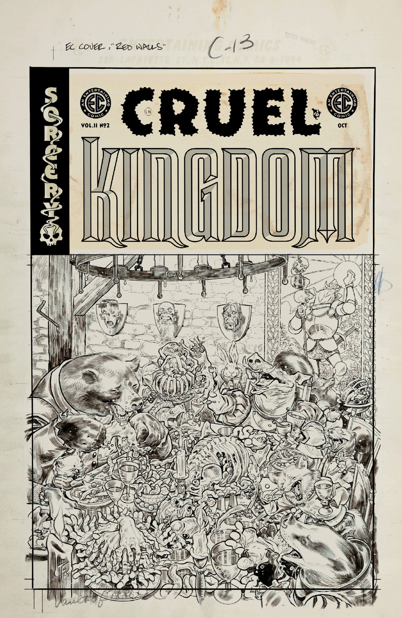 EC CRUEL KINGDOM 2 #2 CVR D INC 1:20 TOM FOWLER B&W ARTIST EDITION VAR (Release Date: 10/14/2026)
