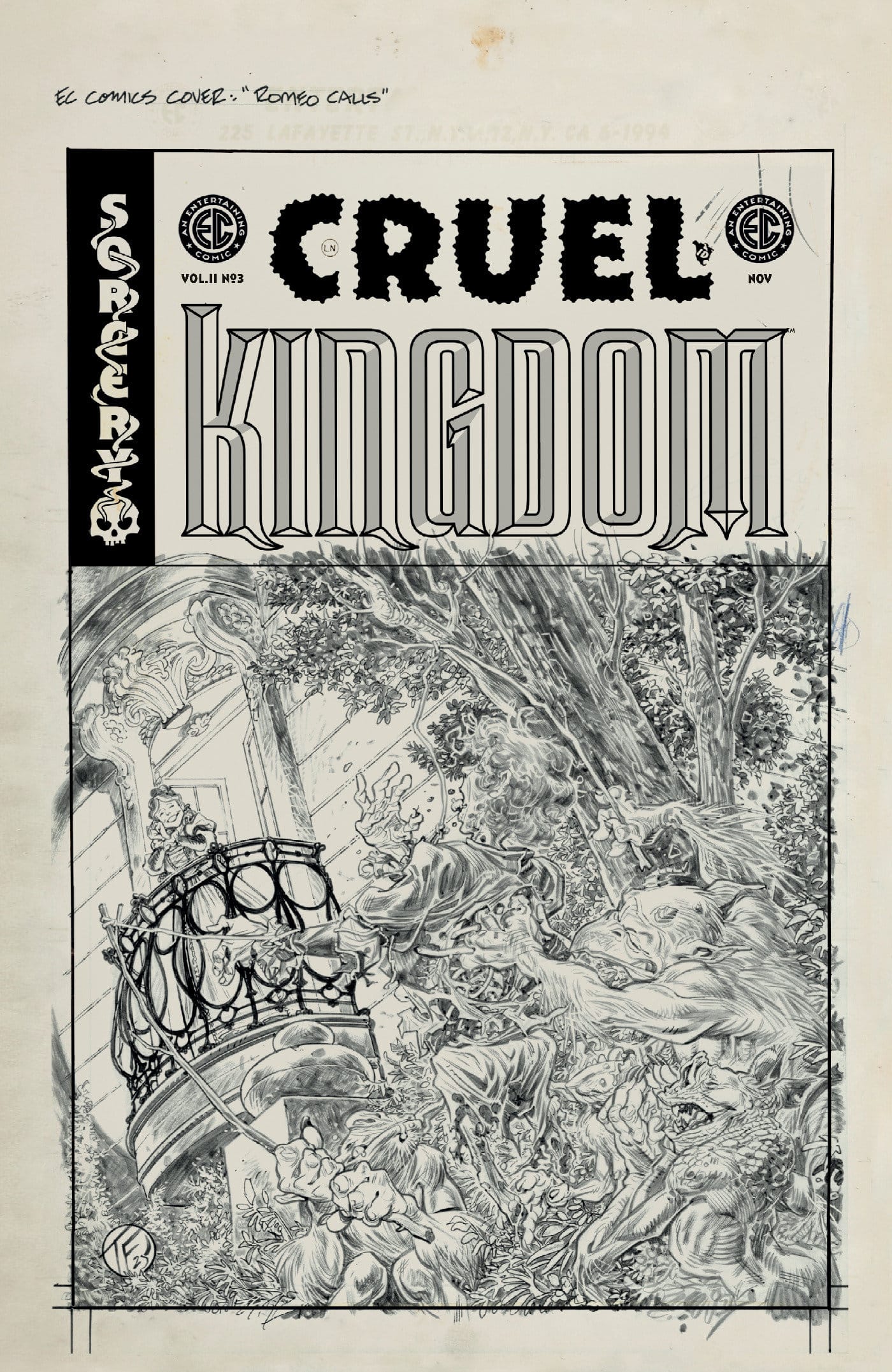 EC Cruel Kingdom 2 #3 Cover D Tom Fowler B&W Artists Edition 1:20 Var (Release Date: 11/25/2026)