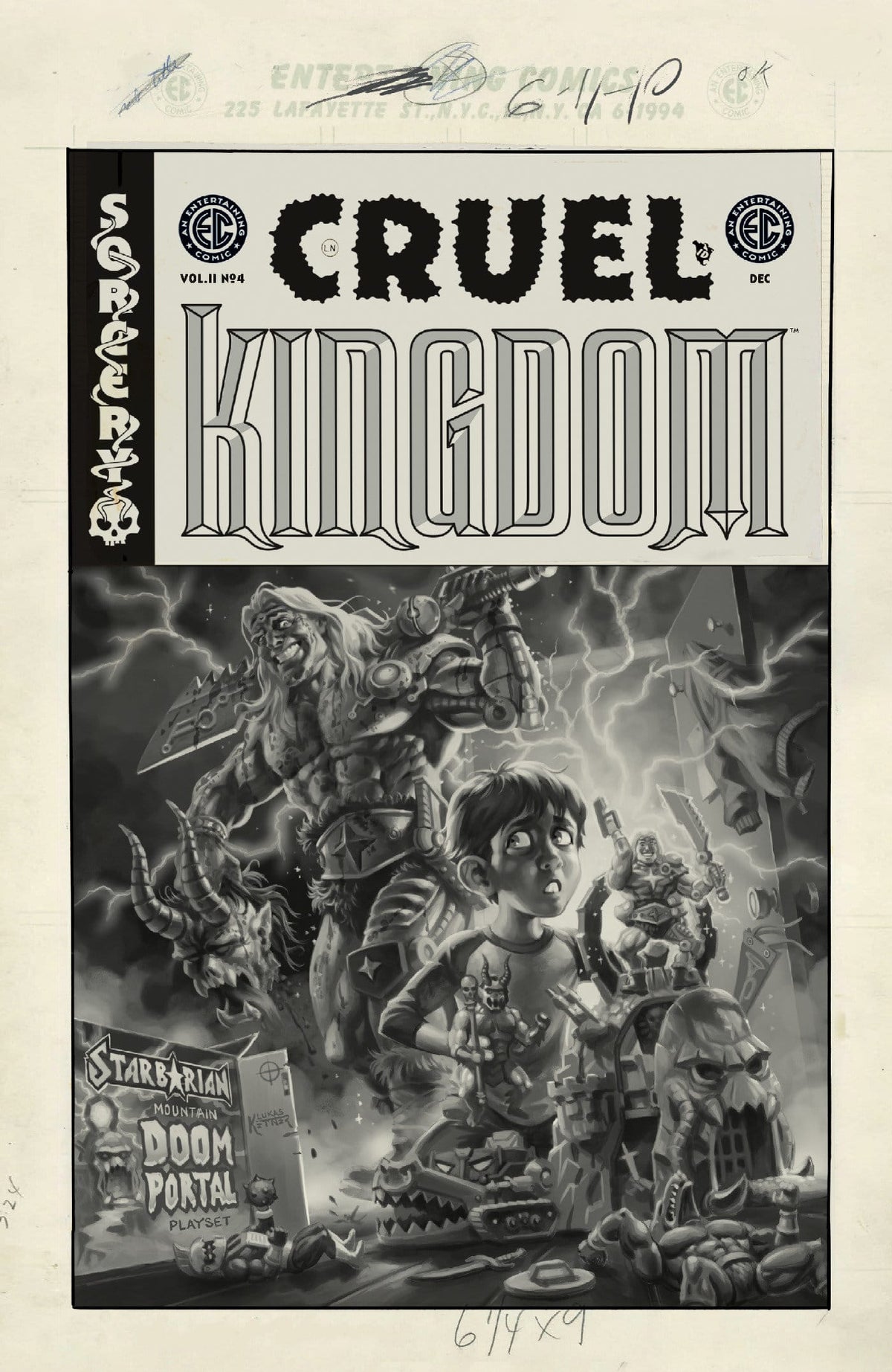 Oni Press Comic Books > Incentives EC Cruel Kingdom 2 #4 Cover D Lukas Ketner B&W Artist Edition 1:20 Var (Release Date: 12/23/2026) 64985600911100441 PRH-64985600911100441