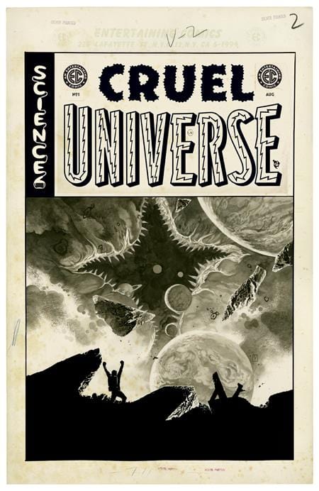 Oni Press Comic Books > Incentives EC CRUEL UNIVERSE #1 CVR G INC 1:20 JH WILLIAMS III BLACK & WHITE VAR (MR) 64985600799500171 0624ON500