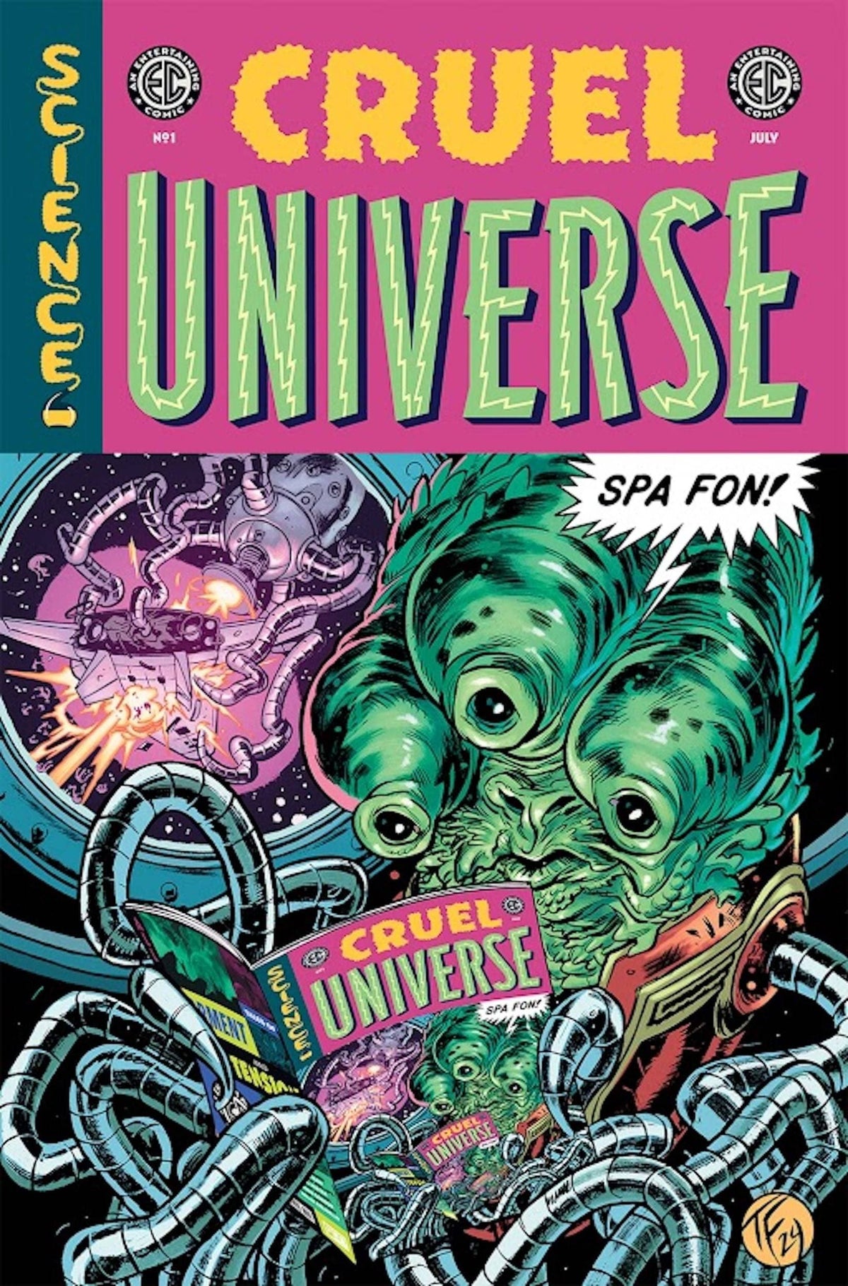 Oni Press Comic Books > Incentives EC CRUEL UNIVERSE #1 CVR I INC 1:100 TOM FOWLER VAR (MR) 64985600799500191 0624ON502