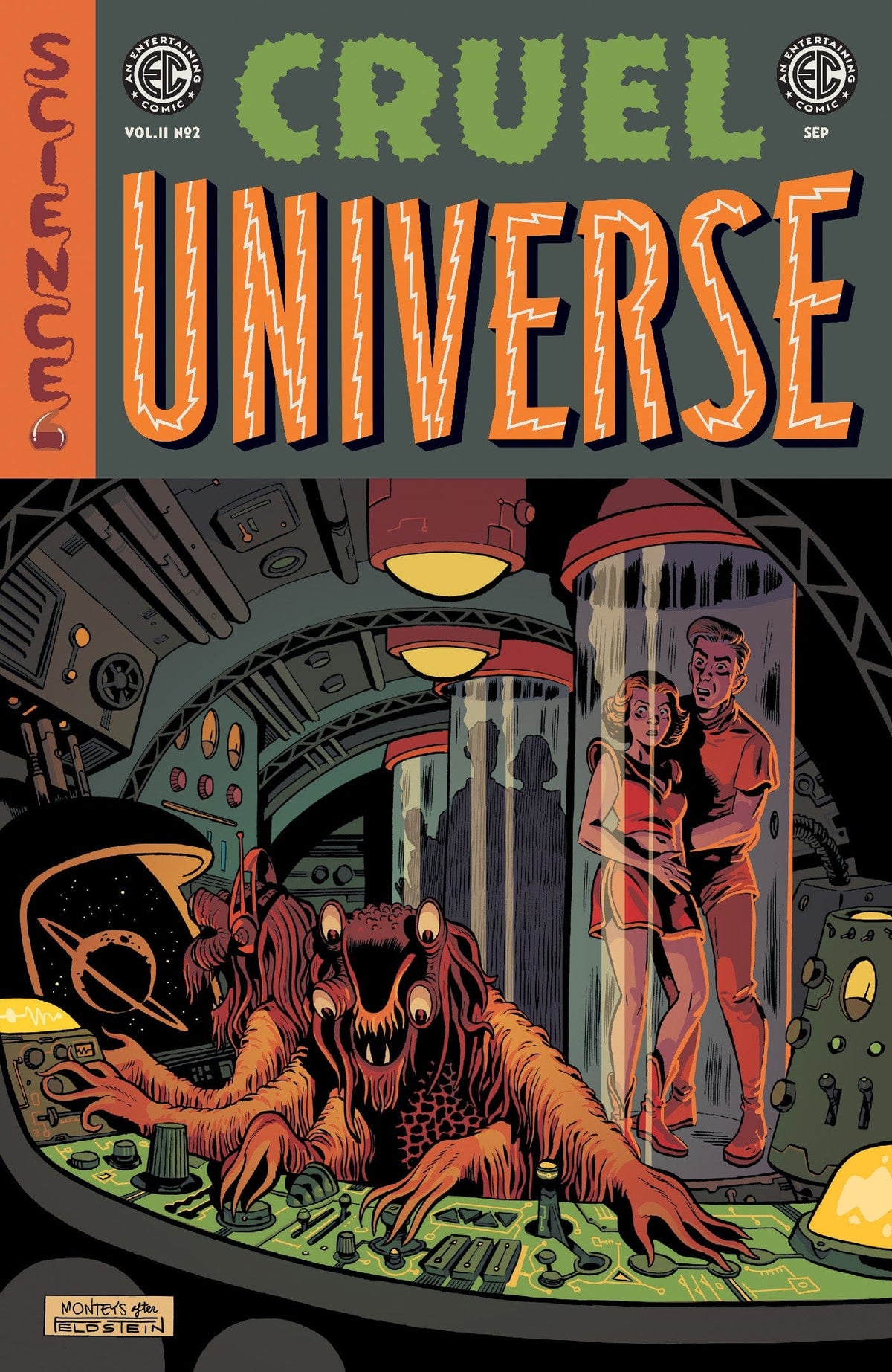 Oni Press Comic Books > Incentives EC CRUEL UNIVERSE 2 #2 (OF 12) CVR C INC 1:10 ALBERT MONTEYS EC HOMAGE VAR 64985600847300231 0725ON680