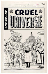 Oni Press Comic Books > Incentives EC CRUEL UNIVERSE #4 (OF 5) CVR D INC 1:20 KANO B&W ARTIST EDITION VAR (MR) 64985600799500441 0924ON551