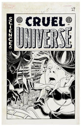 Oni Press Comic Books > Incentives EC CRUEL UNIVERSE #5 (OF 5) CVR D INC 1:20 MALACHI WARD B&W ARTIST EDITION VAR (MR) 64985600799500541 1024ON545