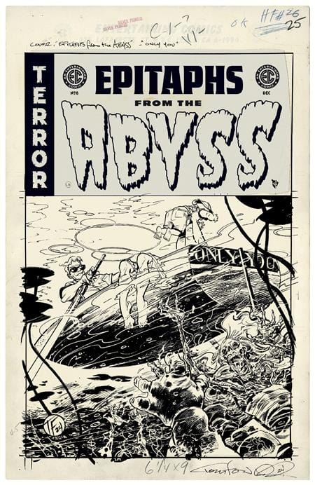 Oni Press Comic Books > Incentives EC EPITAPHS FROM THE ABYSS #6 (OF 12) CVR D INC 1:20 TOM FOWLER B&W ARTIST EDITION VAR (MR) 64985600798800641 1024ON550