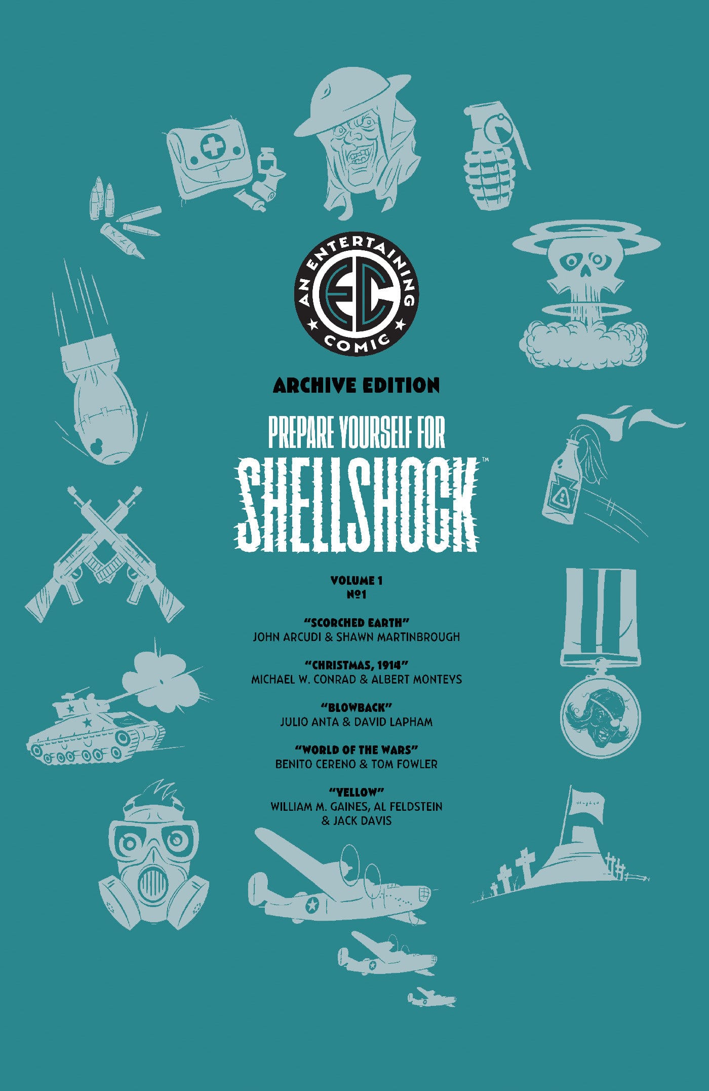 EC SHELLSHOCK #1 CVR G INC 1:50 RIAN HUGHES ARCHIVE EDITION VAR