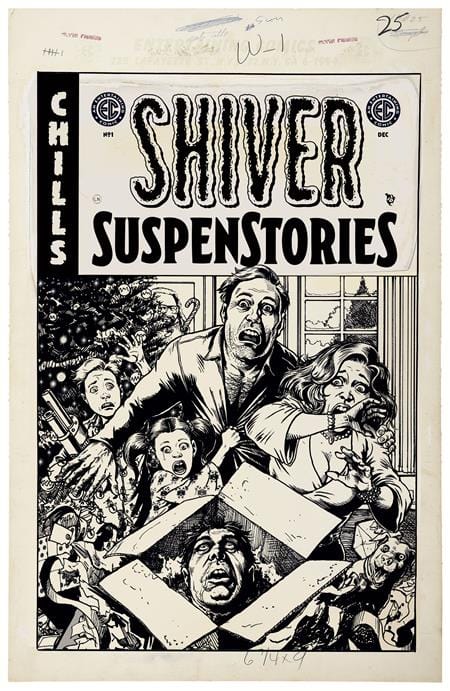 Oni Press Comic Books > Incentives EC SHIVER SUSPENSTORIES #1 (ONE SHOT) CVR D INC 1:20 DARICK ROBERTSON B&W ARTIST EDITION VAR (MR) 64985600822000141 1024ON555