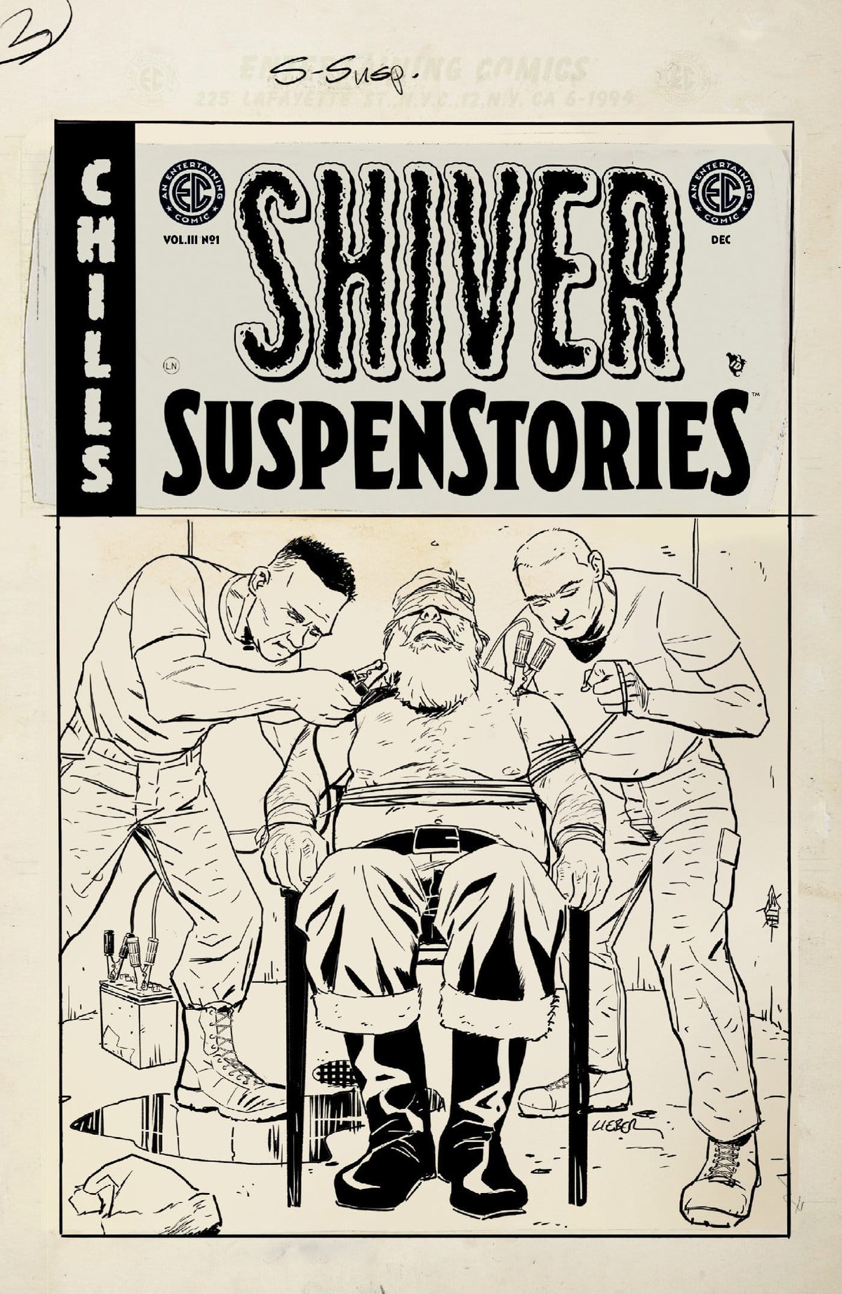 Oni Press Comic Books > Incentives EC Shiver SuspenStories 3 #1 Cover D Steve Lieber B&W Artist Edition 1:20 Var (Release Date: 12/09/2026) 64985600919700141 PRH-64985600919700141