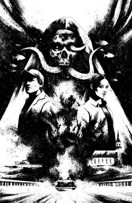 Oni Press Comic Books > Incentives ESTUARY A GHOST STORY #1 (OF 4) CVR E INC 1:20 MAAN HOUSE B&W VAR 64985600926500151 0226ON0988