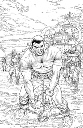 Oni Press Comic Books > Incentives FORT PSYCHO #1 CVR H INC 1:20 DUSTIN WEAVER B&W VAR 64985600905001081 PRH-64985600905001081