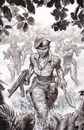 Oni Press Comic Books > Incentives Fort Psycho #4 Cover C Lewis LaRosa B&W 1:20 Var (Release Date: 11/18/2026) 64985600905004031 PRH-64985600905004031