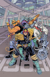 Oni Press Comic Books > Incentives Judge Dredd/Biker Mice from Mars #2 Cover E Andrew Krahnke Full Art 1:20 Var (Release Date: 01/27/2027) 64985600896102051 PRH-64985600896102051
