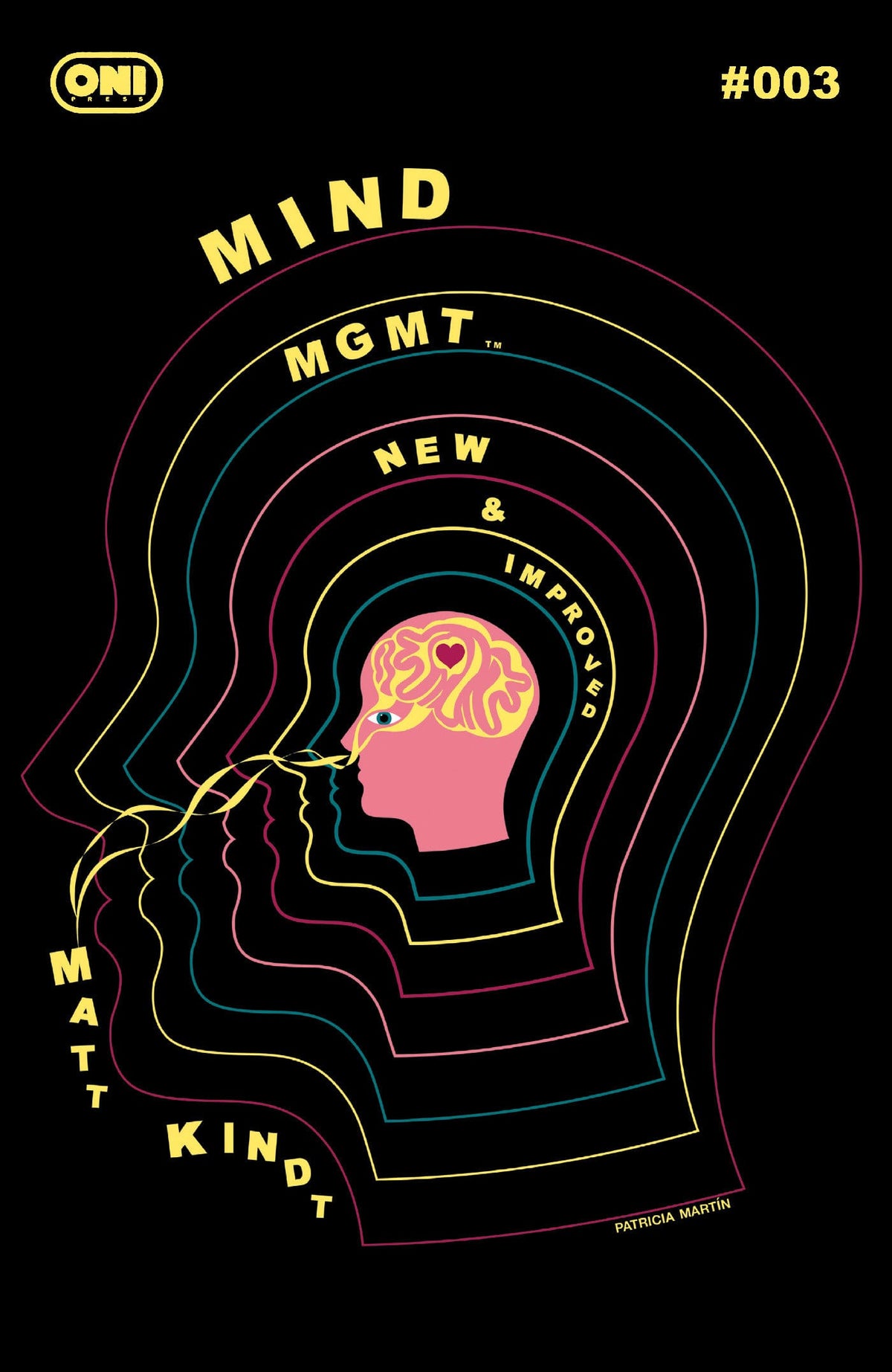Oni Press Comic Books > Incentives MIND MGMT NEW & IMPROVED #3 CVR F INC 1:50 PATRICIA MARTIN VAR 64985600903600361 PRH-64985600903600361