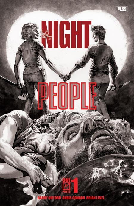 Oni Press Comic Books > Incentives NIGHT PEOPLE #1 (OF 4) CVR F INC 1:30 JH WILLIAMS III BW VAR (MR) '64985600787200161 0124ON439